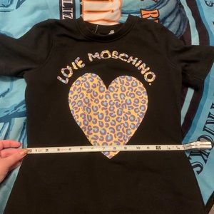 Moschino short sleeve short dress